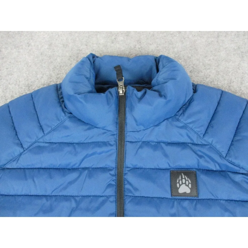 Alaskan Hardgear Vest Mens Extra Large Tall Blue Duluth Down Zip Sleeveless Coat